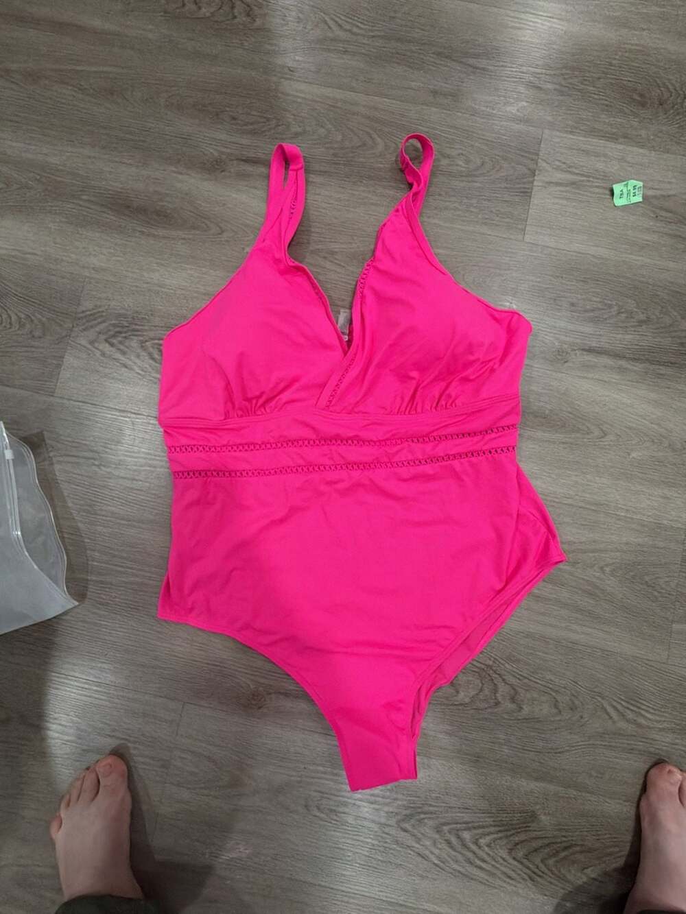 Daci Classic Fashion Collection Women's Hot Pink One Piece Swimsuit Size 26W